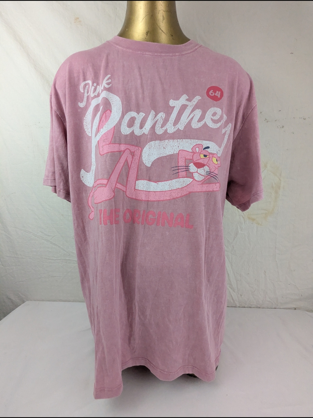 Pink Panther Pink Tee The Original  Retro Look - Fashion Forward Attitude XL